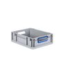 Eurobox ECO NextGen, Griffe offen, farbige ColorClips, B/T/H 400x300x120 mm
