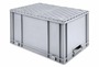 Eurobox ECO NextGen, Griffe offen, farbige ColorClips, B/T/H 400x300x120 mm