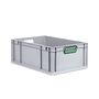 Eurobox ECO NextGen, Griffe offen, farbige ColorClips, B/T/H 600x400x220 mm