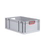Eurobox ECO NextGen, Griffe offen, farbige ColorClips, B/T/H 600x400x220 mm
