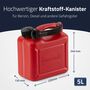Kraftstoffkanister STANDARD 5 L, rot, HD-PE