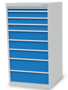 Wachter Schubladenschrank T736 9 Schubladen B/T/H 705x736x1319 mm