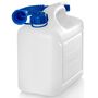 Wasserkanister ECO 5 Liter mit Rohr, HD-PE, natur