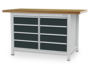 Werkbank | Kastenwerkbank 8 x Schublade B/T/H 1500x750x859 mm