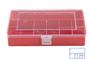 Sortimentskasten PS-Compact, 8 Fcher, rot, 1 Stk.