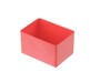Einsatzbox aus PS, T/B/H 75x54x45 mm, rot (75 Stk.) 