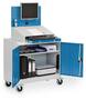 Computerschrank Mobil Office Pult B/T/H 1000x500x1610 mm