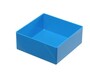 Einsatzbox aus PS, T/B/H 108x108x45 mm, blau (2 Stk.) 