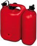 Doppelkanister Kraftstoff + Kraftstoffgemisch ECO 5,5 + 3 L, rot, HD-PE, UN-Zulassung 