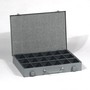 Kleinteilekoffer EuroPlus Metall 34/18, grau, 18 F�cher 