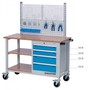 Mobile Werkbank mit Multiwand B/T/H 1200/540/880 mm
