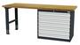 Reihenwerkbank inkl. Schubladenschrank 2000x600x860 mm
