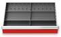 Schubladeneinsatz Metalleinteilung 600x400 mm BLH 100 mm