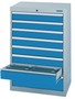 Wachter Schubladenschrank T500 8 Schubladen B/T/H/ 680x500x1019 mm
