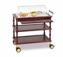 Servierwagen mit 3 Etagen und ausziehbarem Bord 925 x 530 x 1030 mm 