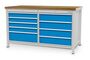 Werkbank | Kastenwerkbank 9 x Schublade B/T/H 1500x750x859 mm