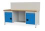 Werkbank | Kastenwerkbank 2 x Schublade 2 x Fl�gelt�r B/T/H 2000x750x859 mm