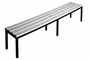 Freistehende Sitzbank, Gesamtbreite 2000 mm