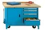 Mobile Werkbank Typ FWB, 4 Schubladen, 1 T�re 