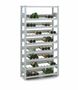 Flaschenregal 8 Ebenen H/B/T 2000x1060x335 mm
