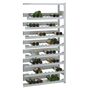 Flaschenregal 8 Ebenen H/B/T 2000x1010x335 mm
