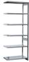 Lagerregal Anbauregal 6 Ebenen H/B/T 2500x1010x335-635 mm