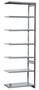 Lagerregal Anbauregal 7 Ebenen H/B/T 3000x1310x335-635 mm