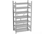Fachbodenregal 7 Ebenen H/B/T 3000x1060x335-835 mm