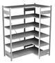 Eckregal 6 Ebenen H/B/T 2500x1060x535 mm