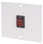 Abdeckblech inkl. Kippschalter f�r Energiekanal 