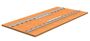 Arbeitsplatte Workline | Buche Multiplex Kugelleiste B/T/H 1500x750x25 mm