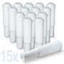 15x AF02 DelfinFilter passend fr Jura-Kaffeemaschine mit weiem Filter 60209 Plus White