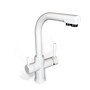 Design-Drei-Wege-Wasserhahn Verona, white