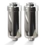 2x Duschfilter FitAqua chrom Wasserfilter Dusche zum Wohle Ihrer Haut, BPA-frei