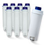8x DeLonghi DLS C002 SER3017 5513292811 kompatibel, Delfin-Filter