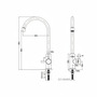 Edelstahl-Wasserhahn V2A - universell einsetzbar - hochwertige Handwerksqualit�t