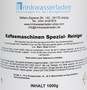 Spezial Reiniger f�r Kaffeemaschine / Kaffeevollautomaten 1000g in Pulverform