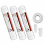 3 x Kalkstabilisierungsfilter Premiumklasse, PENTEK TS-101L + Teflonband GRATIS 