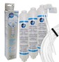 3 x Wpro Wasserfilter Patrone USC100, 481281718629 + GRATIS 2m Filterschlauch 