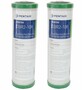 2x Aktivkohleblockfilter 9-3/4 0,5 �m von Pentek / Pentair CBR2-10R - USA