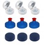 9er Set Trinkdeckel, Flip Top, Push-Pull, Schraubverschluss f�r Kavodrink Tritan Flaschen