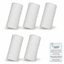 5 St�ck 5 Zoll Wickelfilter, Wasserfilter, Sediment, Filterkerze, Kerzenfilter 5 �m