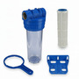Wasser Filtergeh�use 10 3-teilig 1 IG Messing Vorfilter Brunnen + Mehrwegfilter