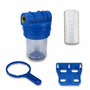 Wasser Filtergeh�use 5 3-teilig 3/4 IG Messing Vorfilter Pool + Wickelfilter 