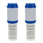 2 x Kombifilter Wasserfilter Sediment / Aktivkohle 10 zur Wasserfilterung Vorfilter 