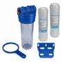 Brunnen Wasser Filter 10 Geh�use mit 1 IG Garten Pool mit 2x Eisenfilter