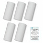 5 St�ck 5 Zoll Sedimentfilter, Wasserfilter, Polypropylen Schaum, Filterkerze, Kerzenfilter 5 �m
