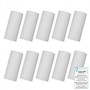 10 Stck 5 Zoll Sedimentfilter, Wasserfilter, Polypropylen Schaum, Filterkerze, Kerzenfilter 5 m