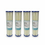 4x 10 Sediment Wasserfilter Pleated Polyester 5 �m Auswaschbar Wiederverwendbar