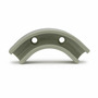 Montagewinkel 90- f�r 1/4 Schlauch in Grau